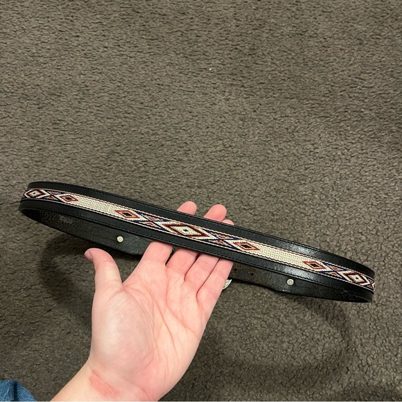 Vintage 90’s Western Leather Belt - Picture 9 of 9